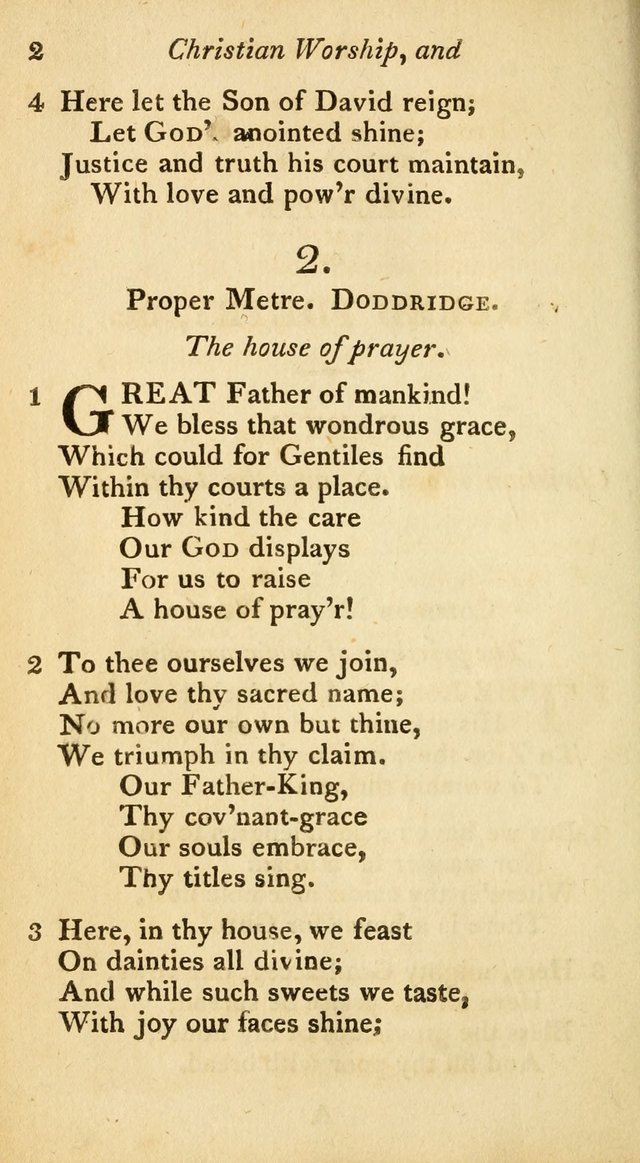 A Selection of Sacred Poetry: consisting of psalms and hymns from Watts, Doddridge, Merrick, Scott, Cowper, Barbauld, Steele, and others (2nd ed.) page 2