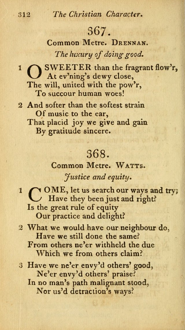 A Selection of Sacred Poetry: consisting of psalms and hymns from Watts, Doddridge, Merrick, Scott, Cowper, Barbauld, Steele, and others (2nd ed.) page 312