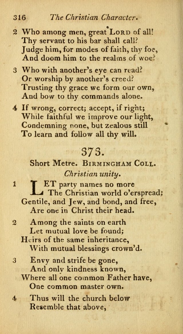 A Selection of Sacred Poetry: consisting of psalms and hymns from Watts, Doddridge, Merrick, Scott, Cowper, Barbauld, Steele, and others (2nd ed.) page 316