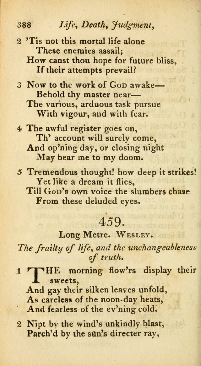 A Selection of Sacred Poetry: consisting of psalms and hymns from Watts, Doddridge, Merrick, Scott, Cowper, Barbauld, Steele, and others (2nd ed.) page 388