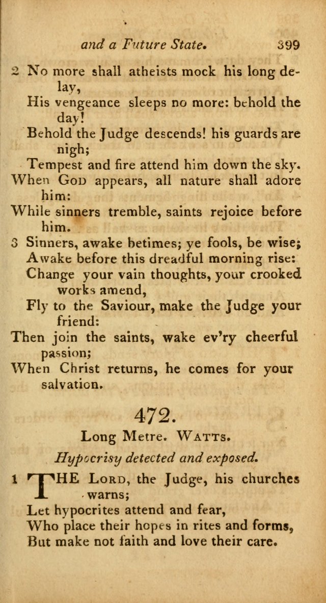 A Selection of Sacred Poetry: consisting of psalms and hymns from Watts, Doddridge, Merrick, Scott, Cowper, Barbauld, Steele, and others (2nd ed.) page 399