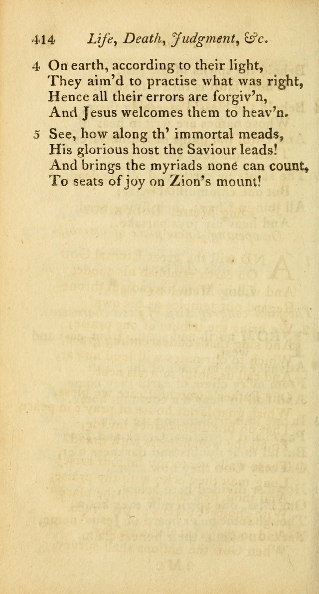 A Selection of Sacred Poetry: consisting of psalms and hymns from Watts, Doddridge, Merrick, Scott, Cowper, Barbauld, Steele, and others (2nd ed.) page 416