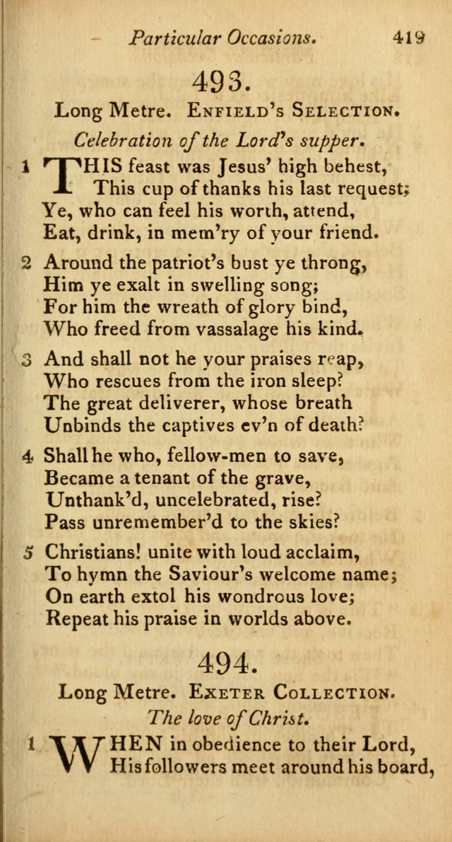 A Selection of Sacred Poetry: consisting of psalms and hymns from Watts, Doddridge, Merrick, Scott, Cowper, Barbauld, Steele, and others (2nd ed.) page 421