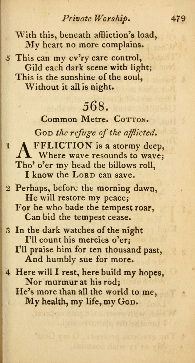 A Selection of Sacred Poetry: consisting of psalms and hymns from Watts, Doddridge, Merrick, Scott, Cowper, Barbauld, Steele, and others (2nd ed.) page 481