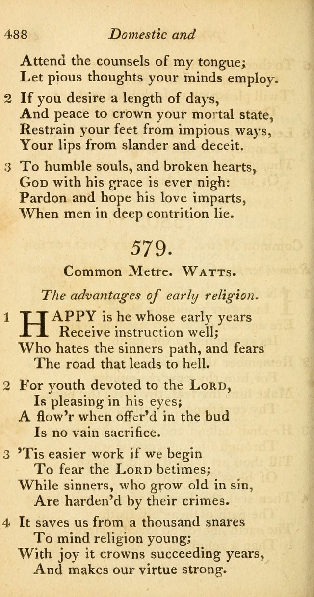 A Selection of Sacred Poetry: consisting of psalms and hymns from Watts, Doddridge, Merrick, Scott, Cowper, Barbauld, Steele, and others (2nd ed.) page 490