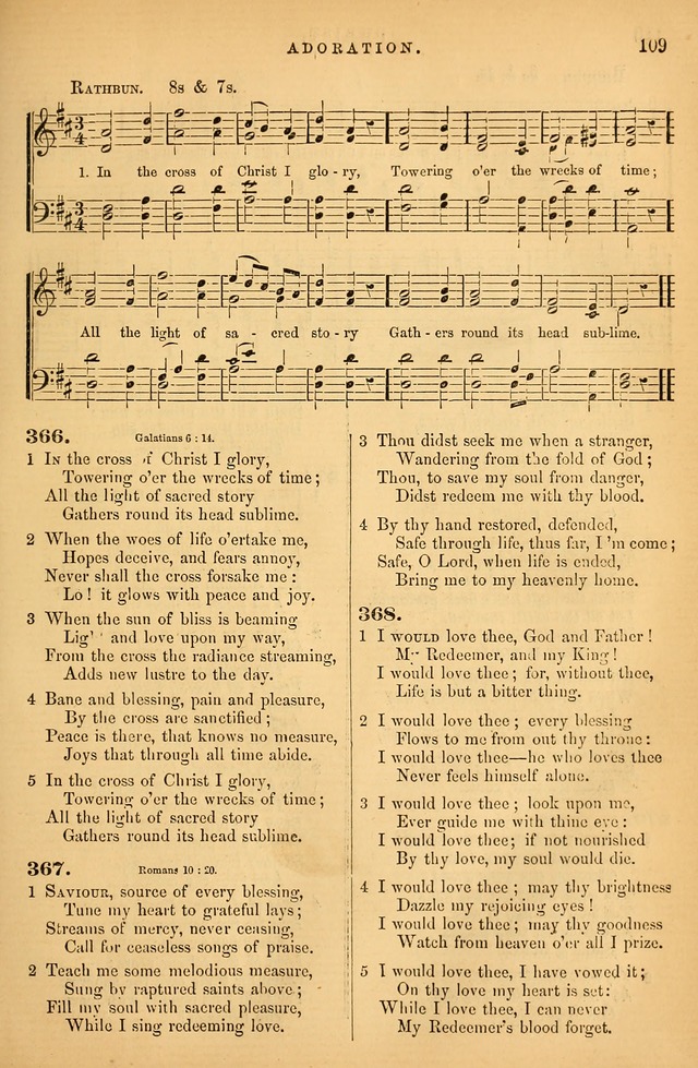 Songs for the Sanctuary; or Psalms and Hymns for Christian Worship (Baptist Ed.) page 110
