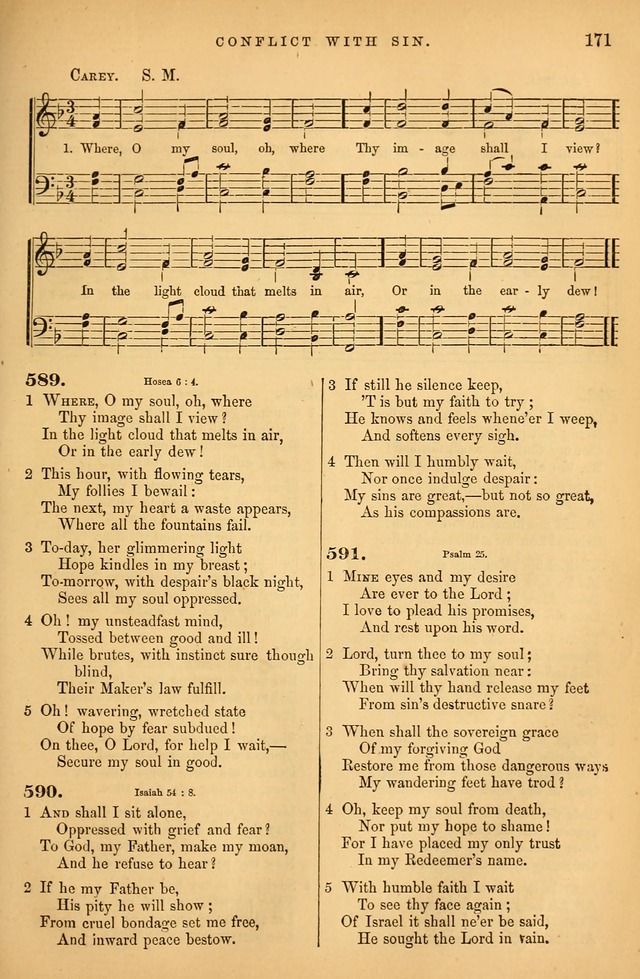 Songs for the Sanctuary; or Psalms and Hymns for Christian Worship (Baptist Ed.) page 172