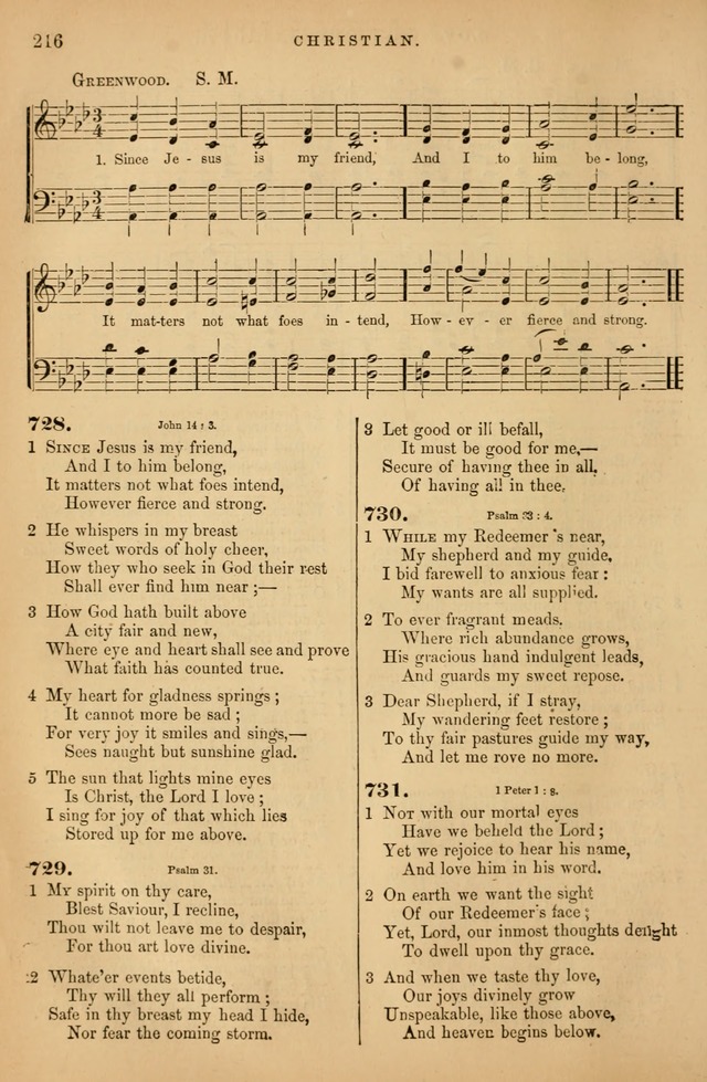 Songs for the Sanctuary; or Psalms and Hymns for Christian Worship (Baptist Ed.) page 217