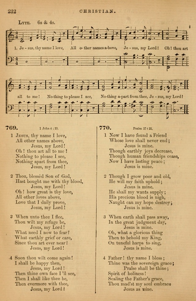 Songs for the Sanctuary; or Psalms and Hymns for Christian Worship (Baptist Ed.) page 233