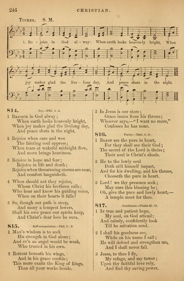Songs for the Sanctuary; or Psalms and Hymns for Christian Worship (Baptist Ed.) page 247