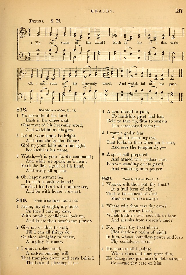 Songs for the Sanctuary; or Psalms and Hymns for Christian Worship (Baptist Ed.) page 248