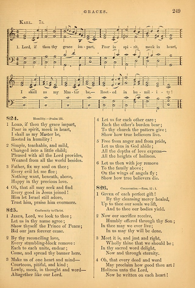 Songs for the Sanctuary; or Psalms and Hymns for Christian Worship (Baptist Ed.) page 250