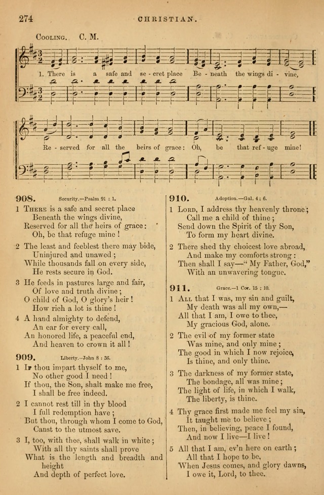 Songs for the Sanctuary; or Psalms and Hymns for Christian Worship (Baptist Ed.) page 275