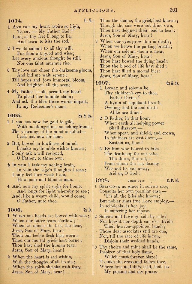 Songs for the Sanctuary; or Psalms and Hymns for Christian Worship (Baptist Ed.) page 302