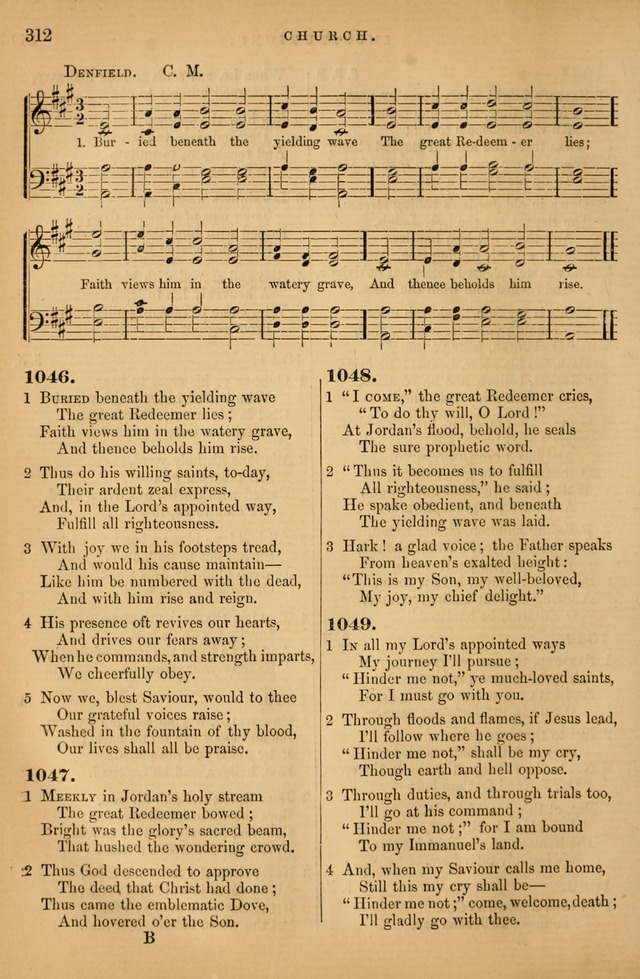 Songs for the Sanctuary; or Psalms and Hymns for Christian Worship (Baptist Ed.) page 313