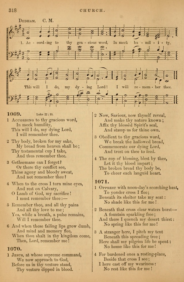 Songs for the Sanctuary; or Psalms and Hymns for Christian Worship (Baptist Ed.) page 319