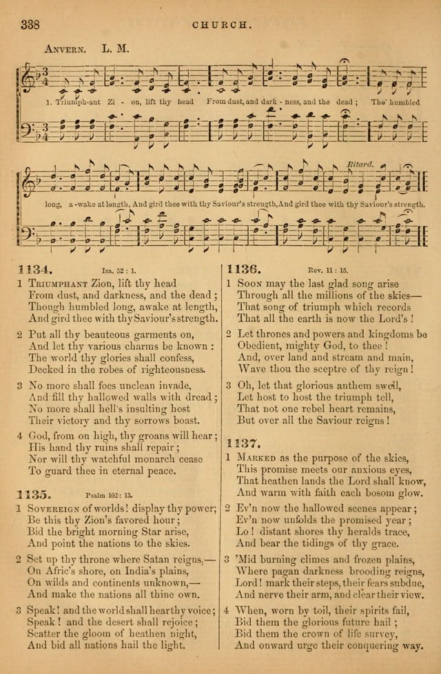 Songs for the Sanctuary; or Psalms and Hymns for Christian Worship (Baptist Ed.) page 339