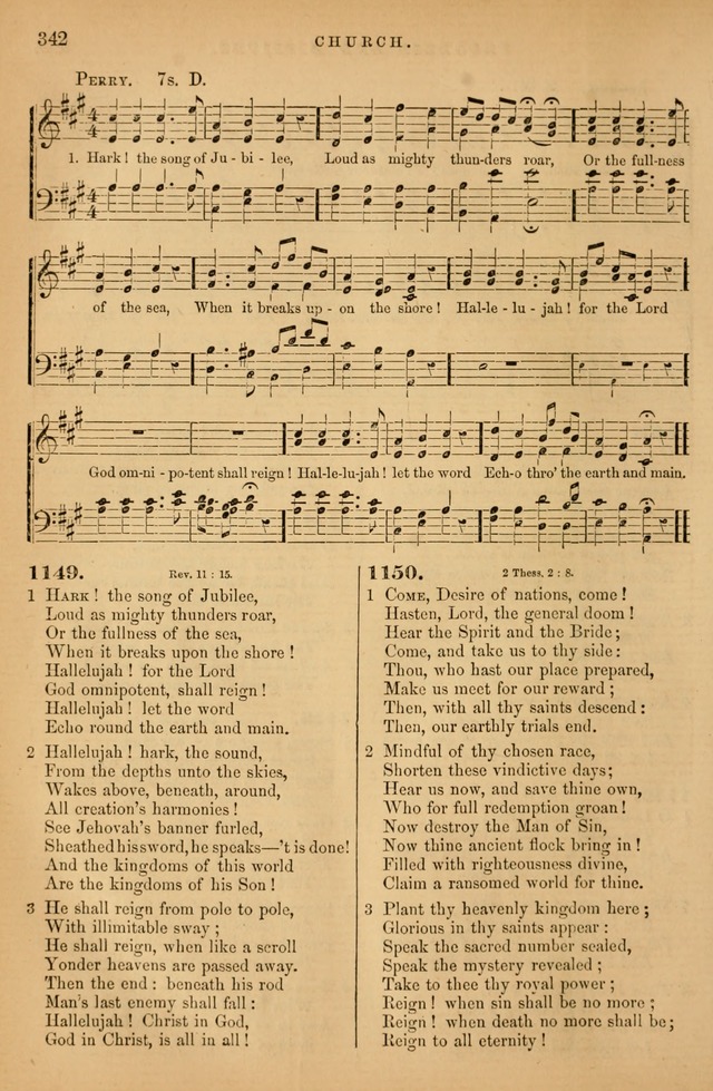 Songs for the Sanctuary; or Psalms and Hymns for Christian Worship (Baptist Ed.) page 343
