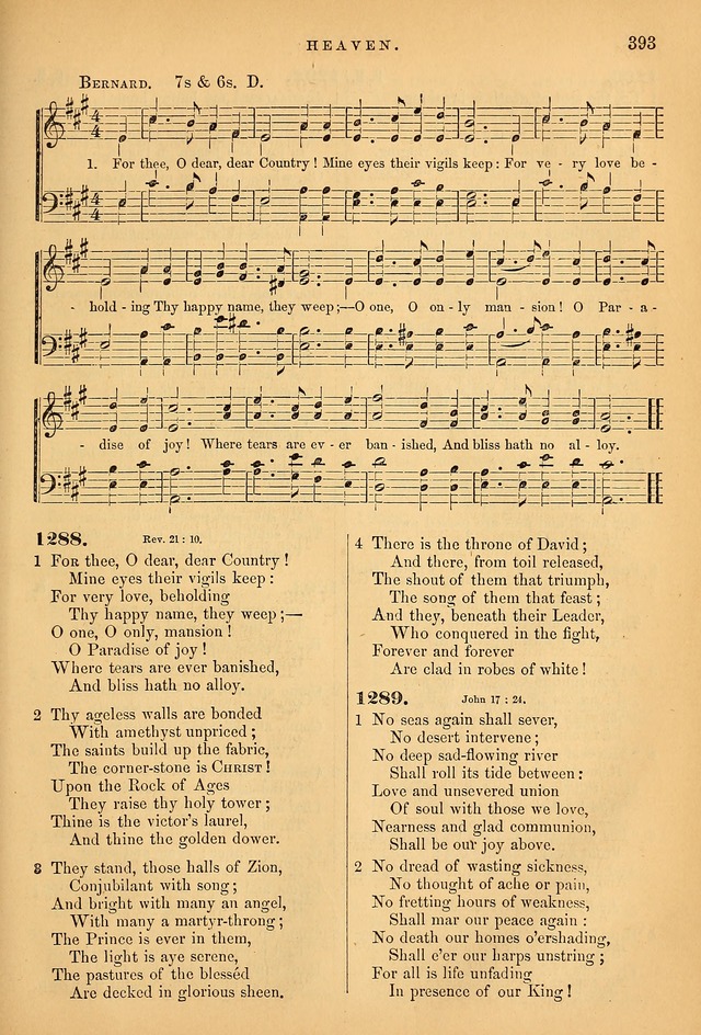 Songs for the Sanctuary; or Psalms and Hymns for Christian Worship (Baptist Ed.) page 394