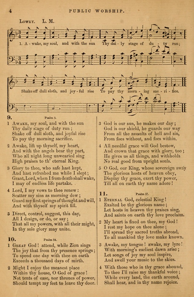 Songs for the Sanctuary; or Psalms and Hymns for Christian Worship (Baptist Ed.) page 5