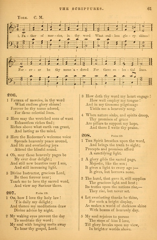 Songs for the Sanctuary; or Psalms and Hymns for Christian Worship (Baptist Ed.) page 62
