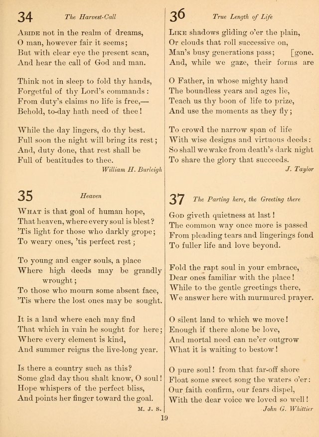 Sacred Songs For Public Worship: a hymn and tune book page 19
