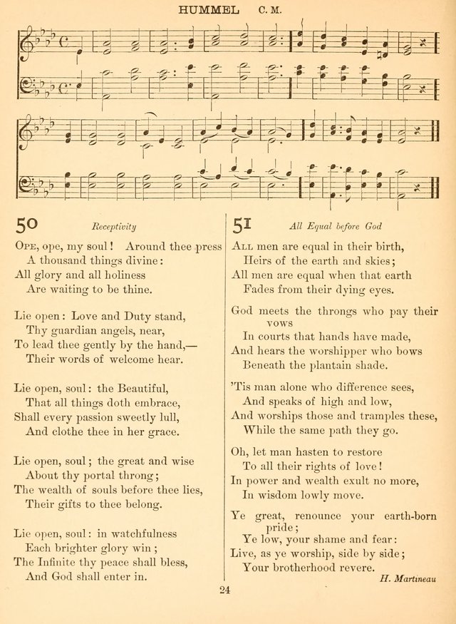 Sacred Songs For Public Worship: a hymn and tune book page 24