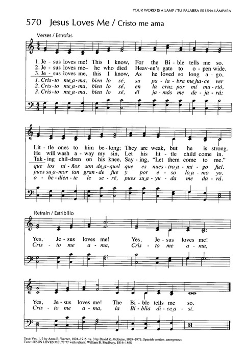Santo, Santo, Santo: cantos para el pueblo de Dios = Holy, Holy, Holy: songs for the people of God page 876