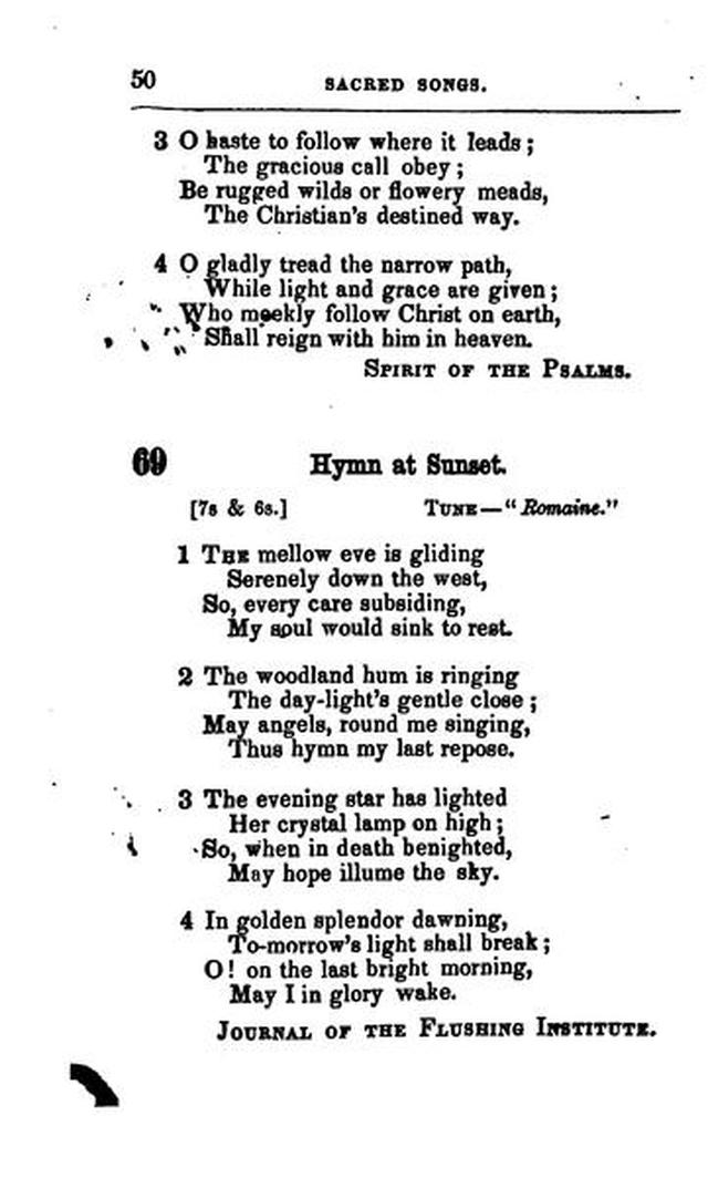A Selection of Sacred Songs. 2nd ed. page 46