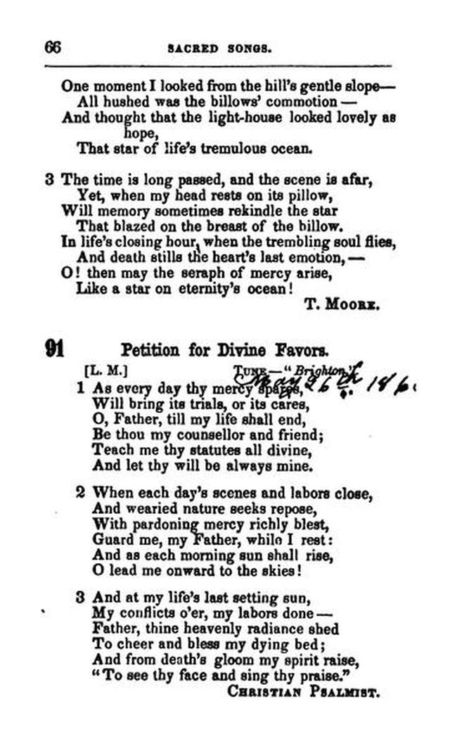 A Selection of Sacred Songs. 2nd ed. page 62