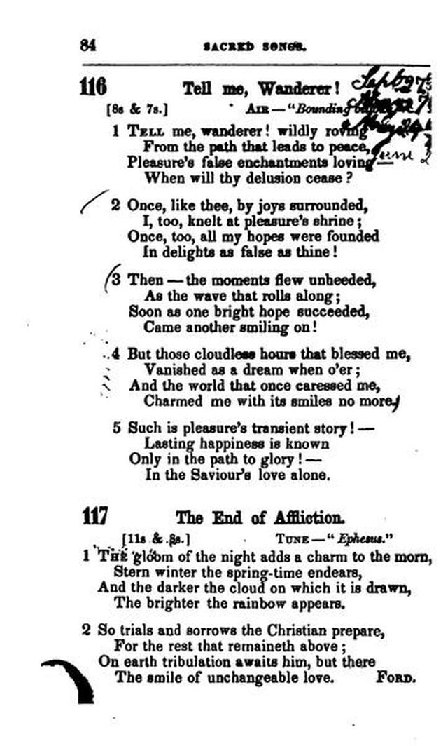 A Selection of Sacred Songs. 2nd ed. page 80