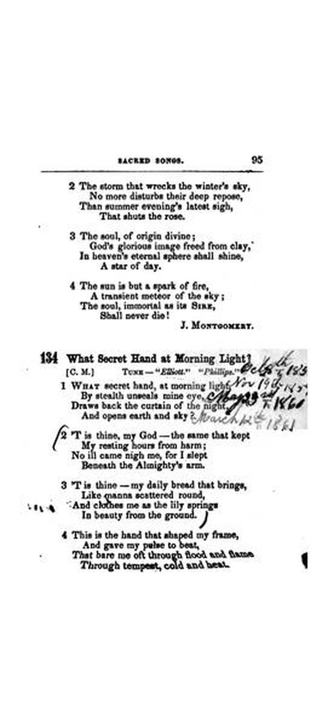 A Selection of Sacred Songs. 2nd ed. page 91