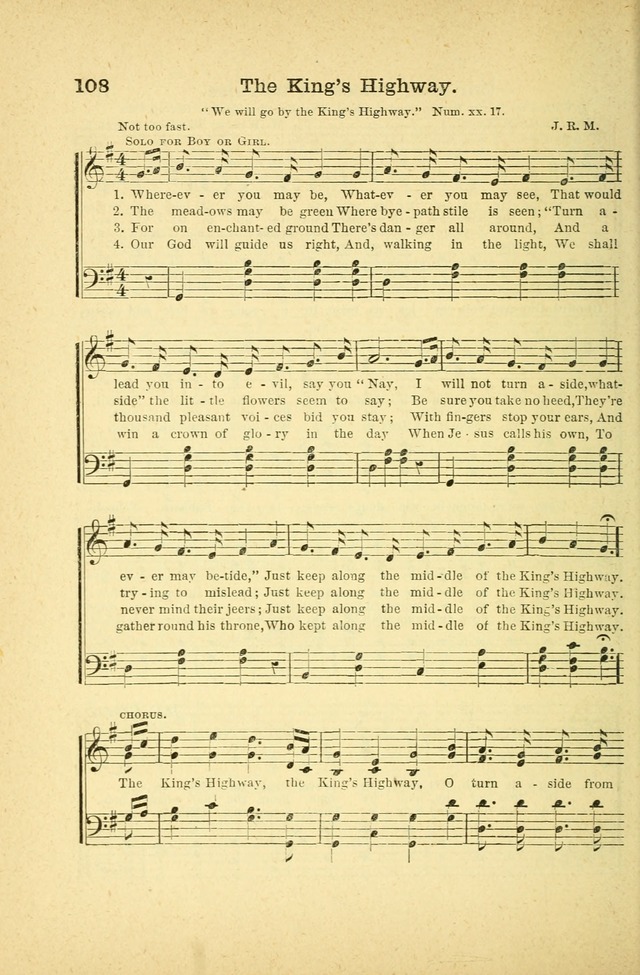 Songs for Sunday Schools and Gospel Meetings page 108