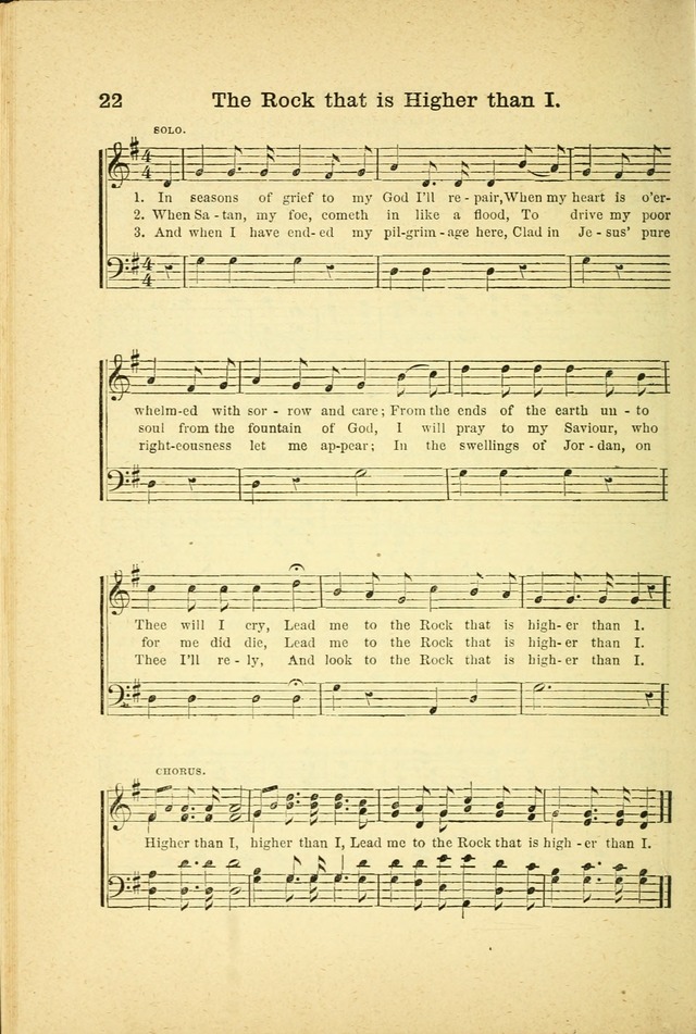 Songs for Sunday Schools and Gospel Meetings page 22