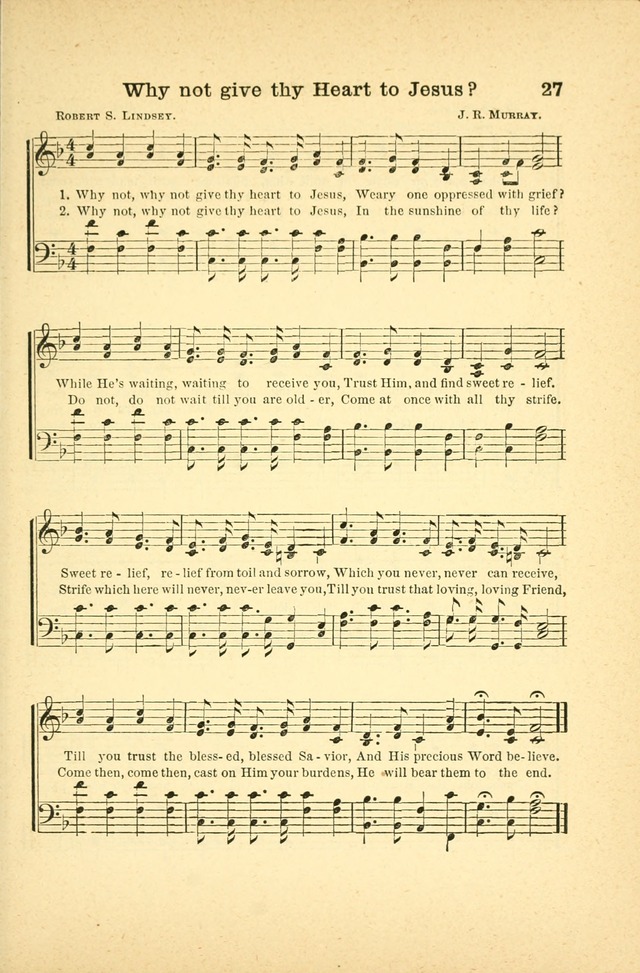 Songs for Sunday Schools and Gospel Meetings page 27