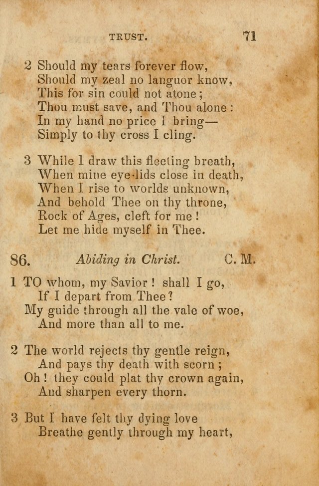 The Social and Sabbath School Hymn-Book. (5th ed.) page 72