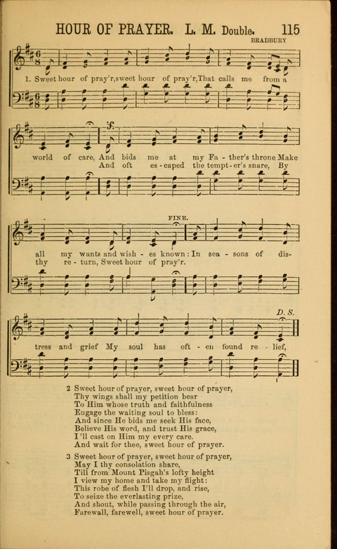 Sabbath Songs and Spiritual Hymns page 115