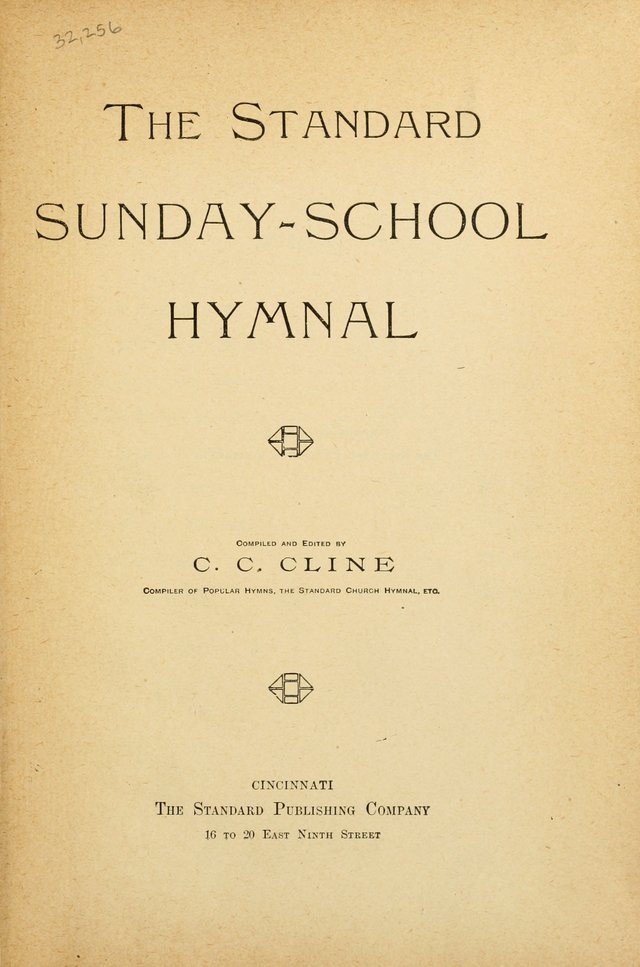 The Standard Sunday School Hymnal page 1