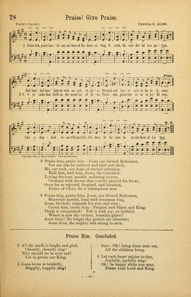 The Standard Sunday School Hymnal page 55
