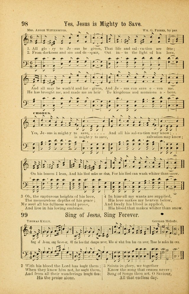 The Standard Sunday School Hymnal page 68