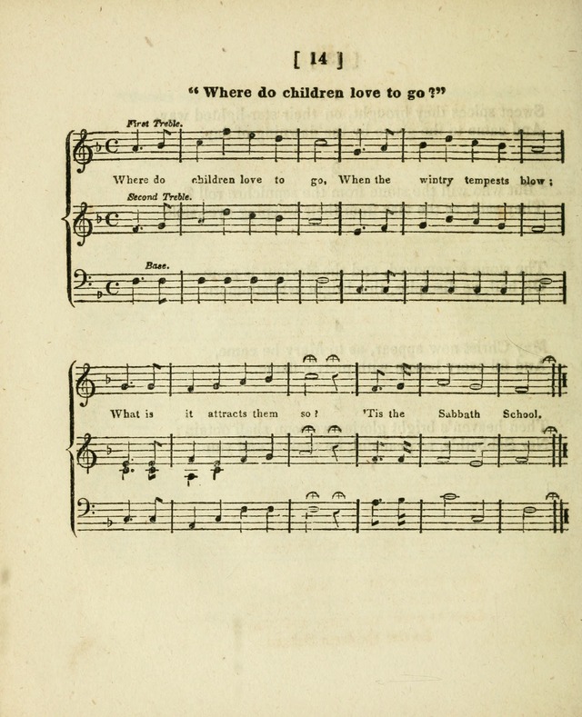 Sabbath School Songs: or hymns and music suitable for Sabbath schools page 14