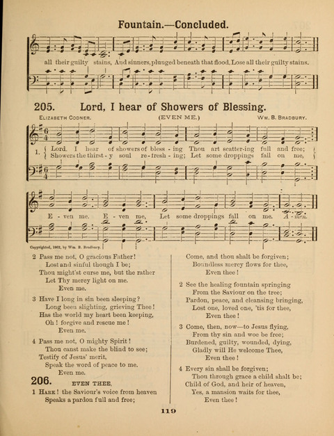 Select Songs for the Sunday School page 117