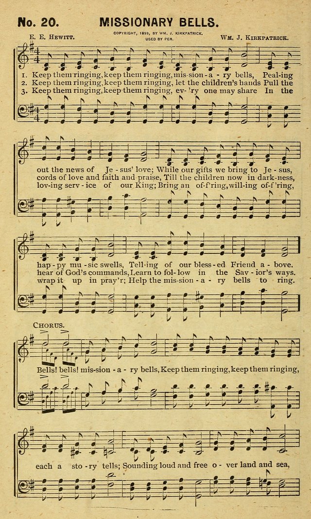 Special Songs: for Sunday schools, revival meetings, etc. page 20