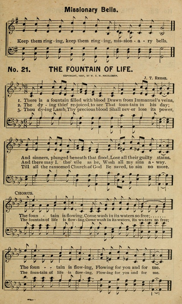 Special Songs: for Sunday schools, revival meetings, etc. page 21
