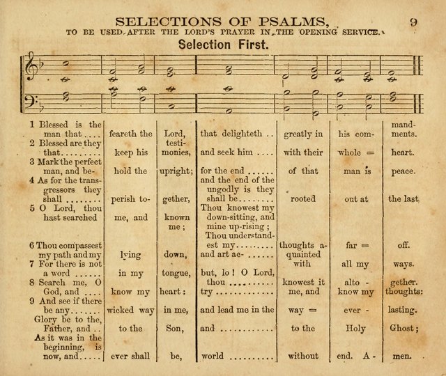The Sunday School Service and Tune Book page 1