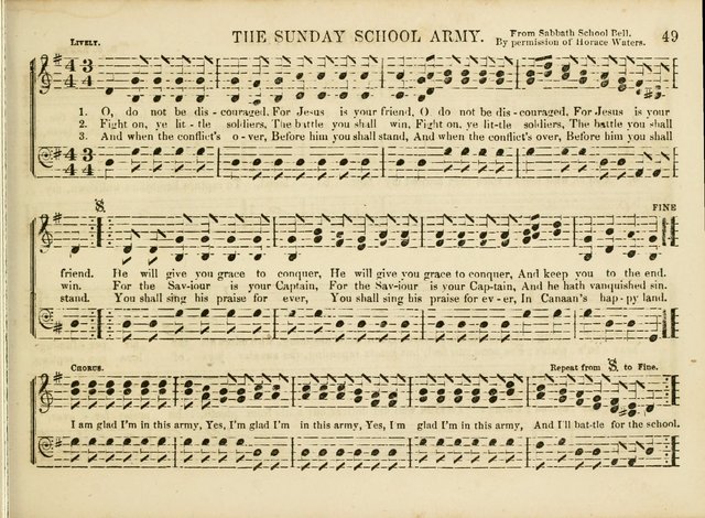Songs for the Sabbath School and Vestry: designed especially for the Sabbath school and concert. With original and selected music page 46