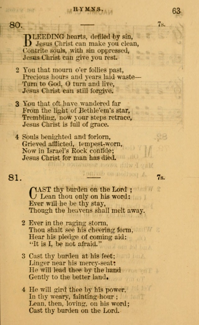Sacred Songs for Social Worship page 63