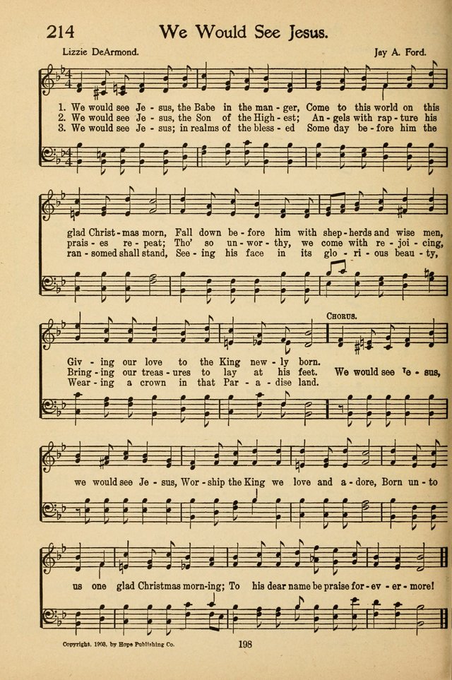 Sunday School Voices: a collection of sacred songs page 202