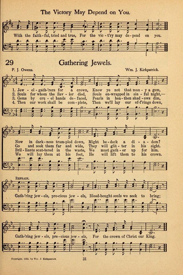 Sunday School Voices: a collection of sacred songs page 31