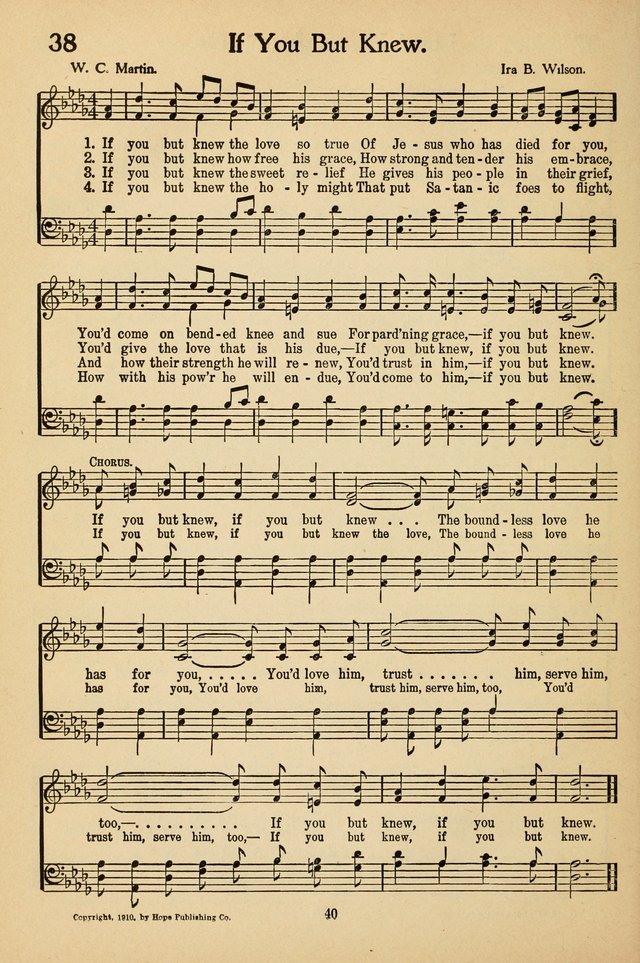 Sunday School Voices: a collection of sacred songs page 40
